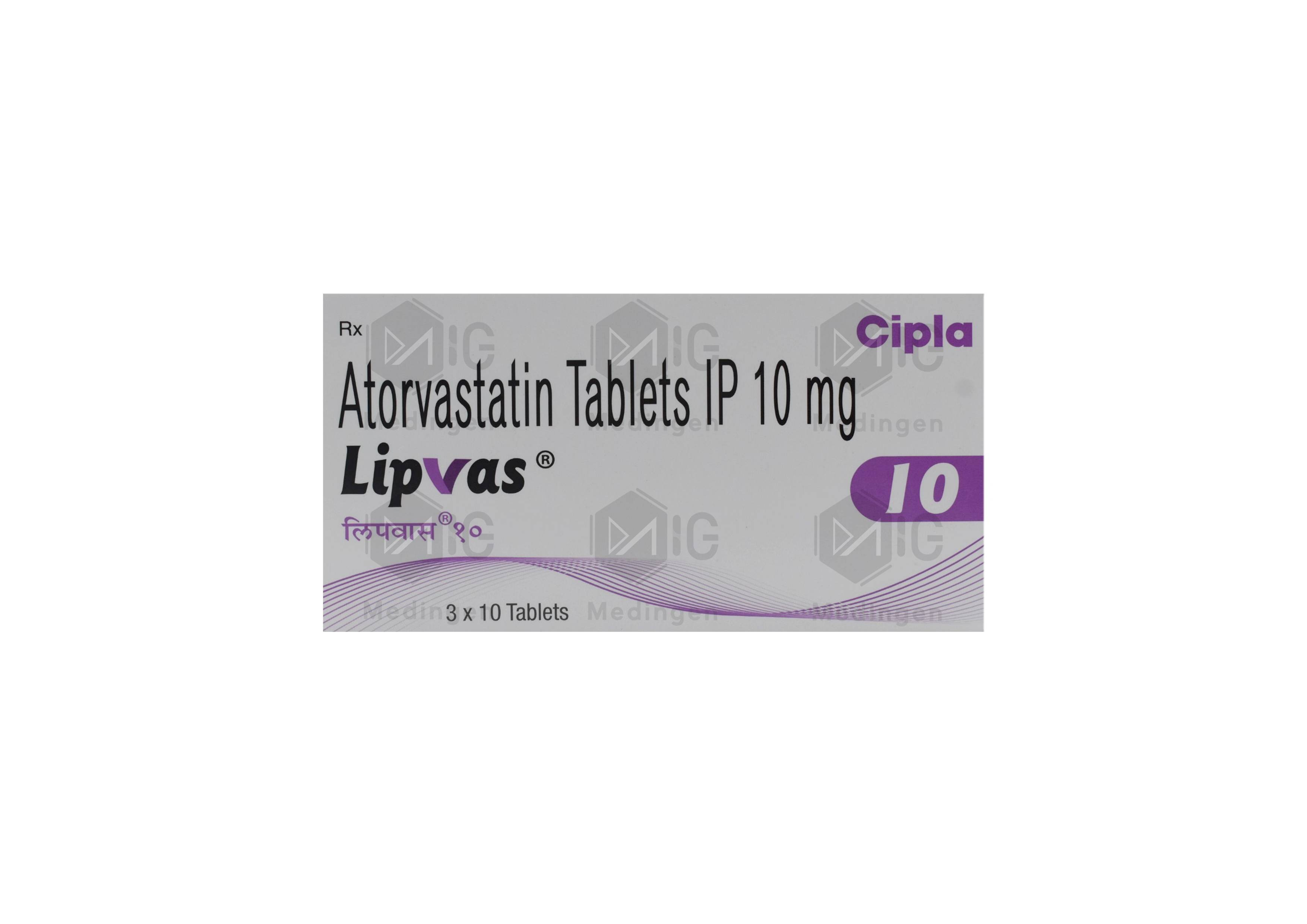 LIPVAS 10MG